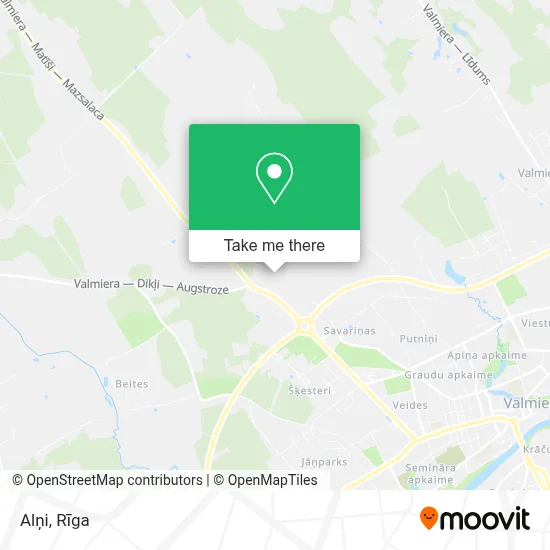 Alņi map