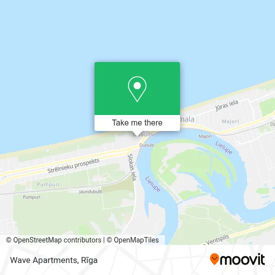 Wave Apartments map