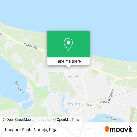Kauguru Pasta Nodaļa map