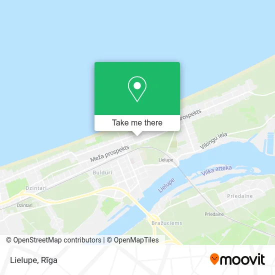 Lielupe map