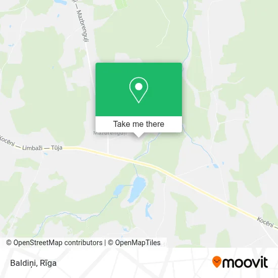Baldiņi map