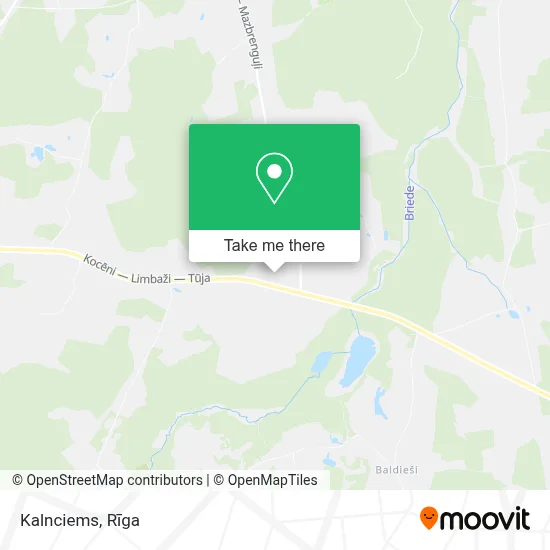 Kalnciems map