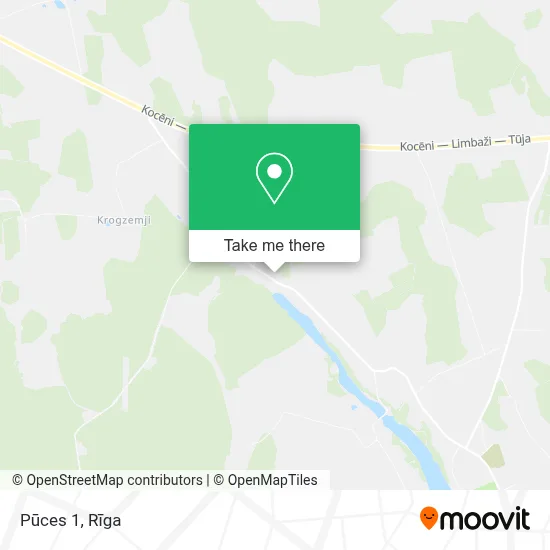 Pūces 1 map