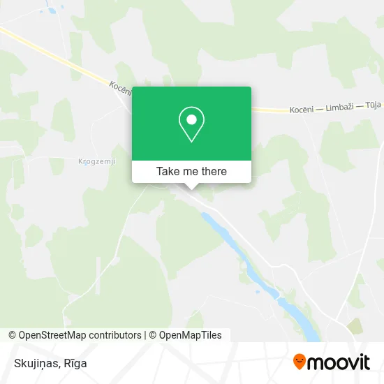 Skujiņas map