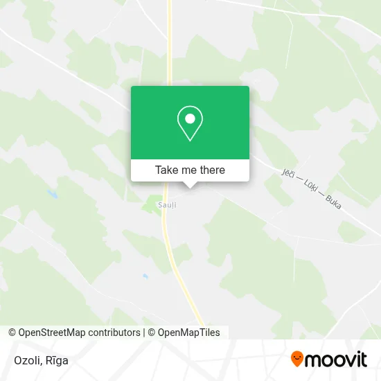 Ozoli map