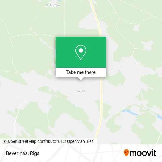 Beveriņas map