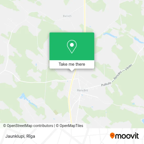 Jaunklupi map