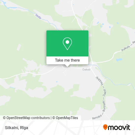 Silkalni map