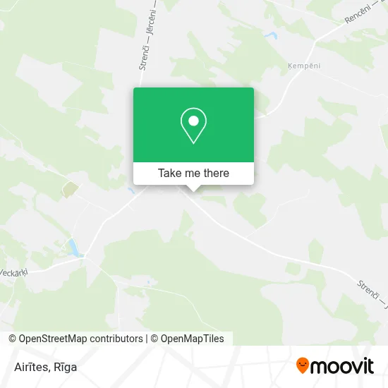Airītes map