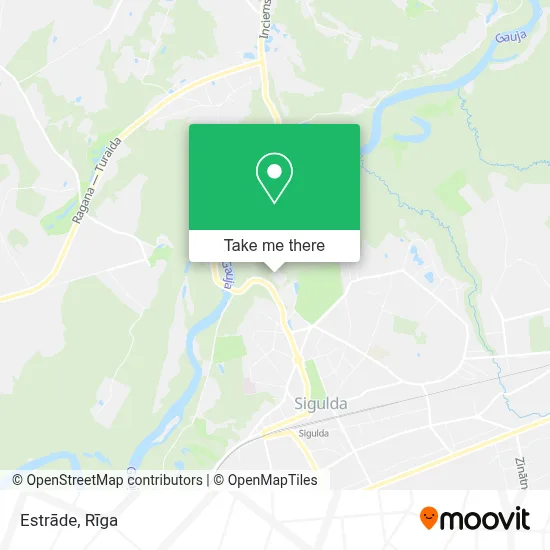 Estrāde map