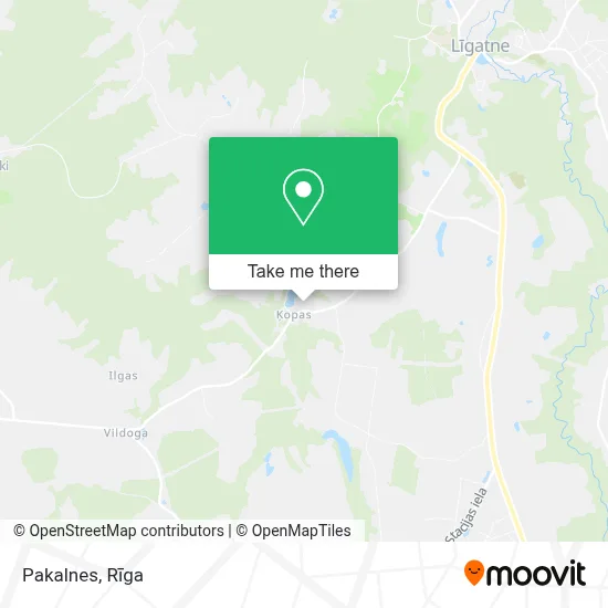 Pakalnes map