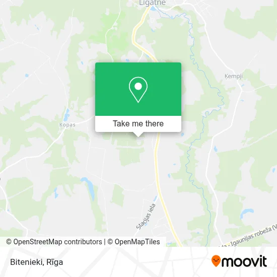 Bitenieki map