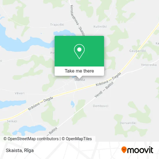 Skaista map