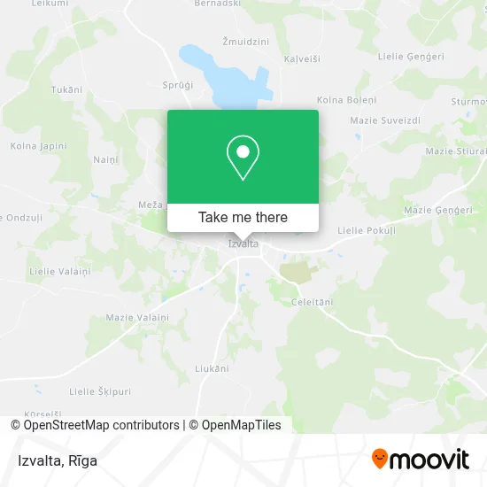 Izvalta map