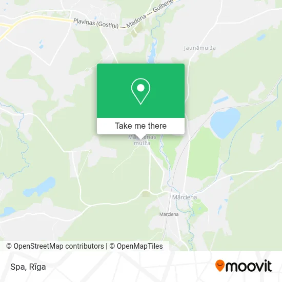 Spa map