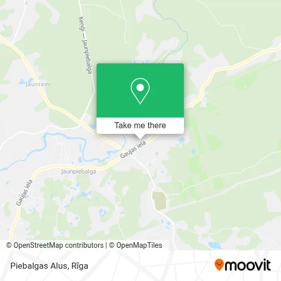 Piebalgas Alus map
