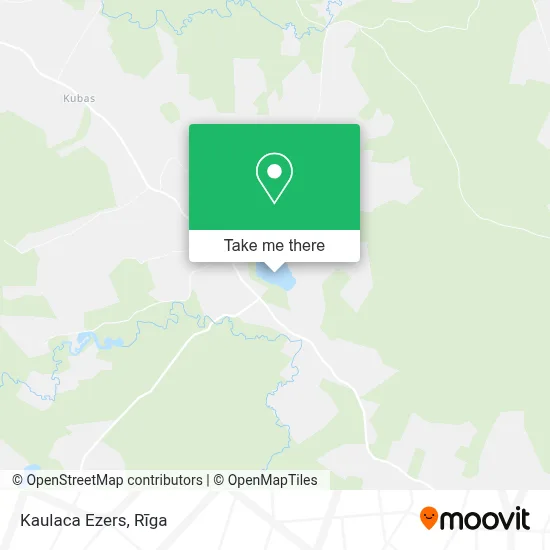 Kaulaca Ezers map