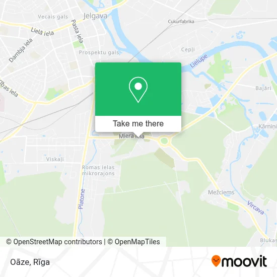 Oāze map