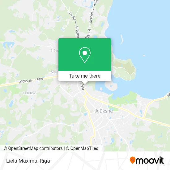 Lielā Maxima map