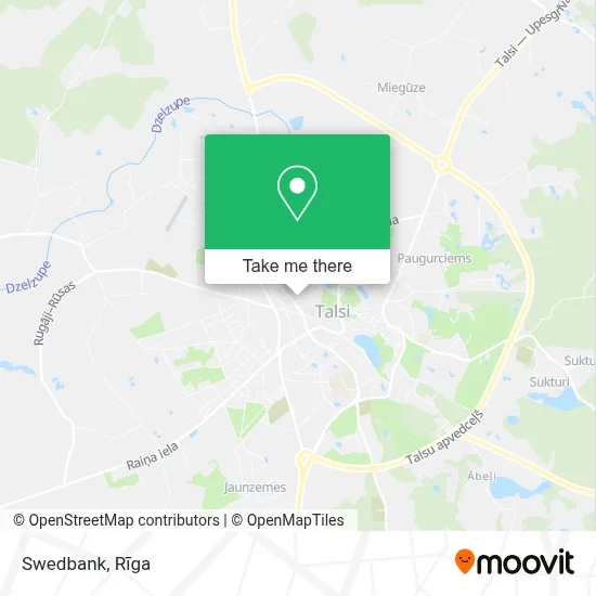Swedbank map