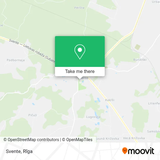Svente map