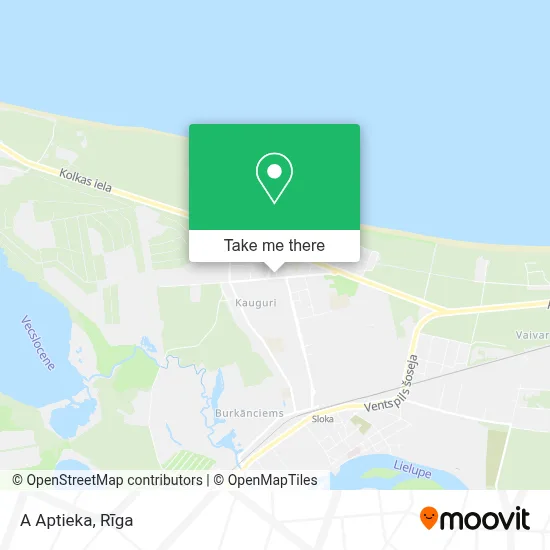 A Aptieka map