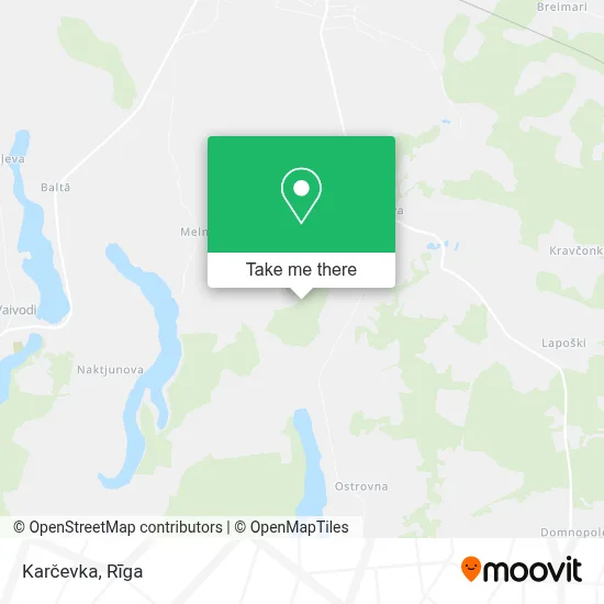 Karčevka map
