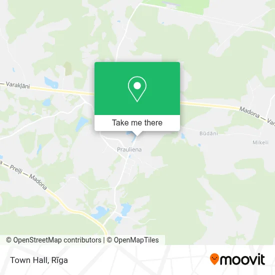 Town Hall map