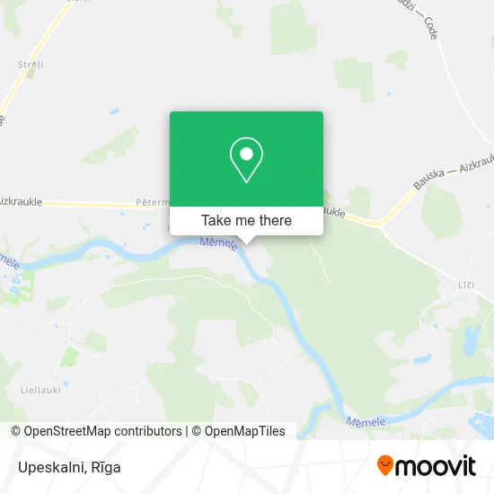 Upeskalni map