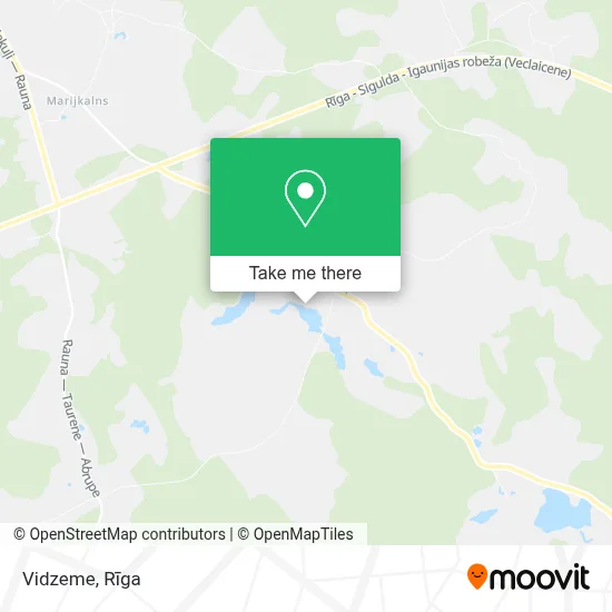 Vidzeme map