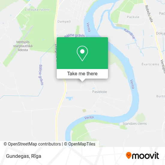 Gundegas map