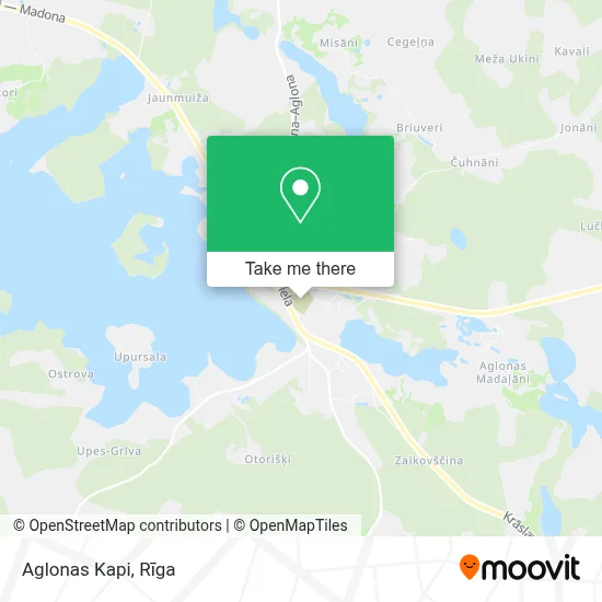Aglonas Kapi map