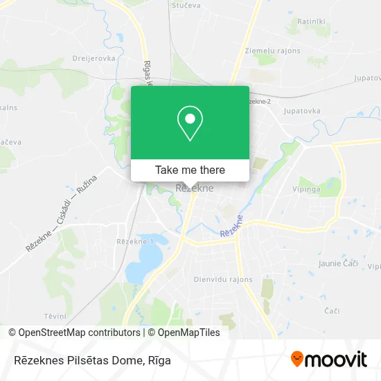 Rēzeknes Pilsētas Dome map