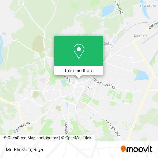 Mr. Flinston map