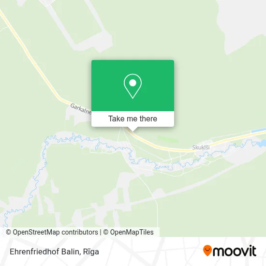 Ehrenfriedhof Balin map