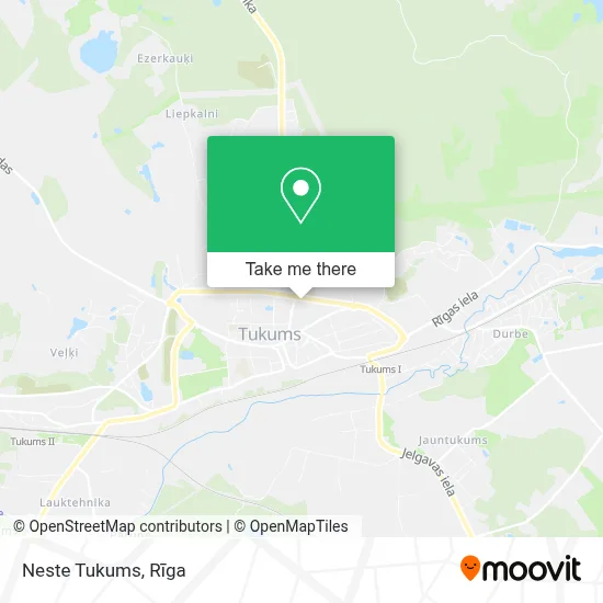 Neste Tukums map