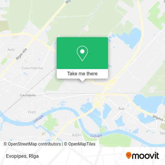 Evopipes map