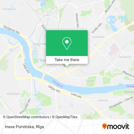 Inese Purvinska map