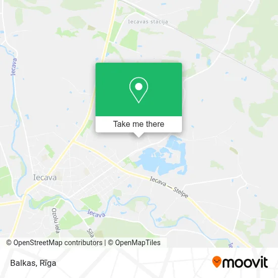 Balkas map