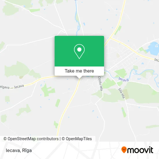 Iecava map