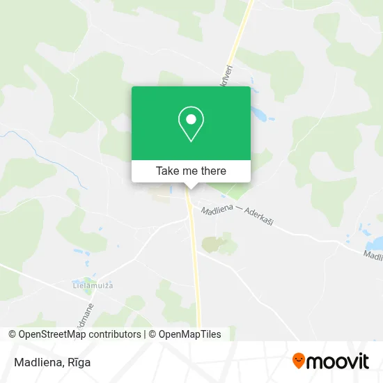 Madliena map