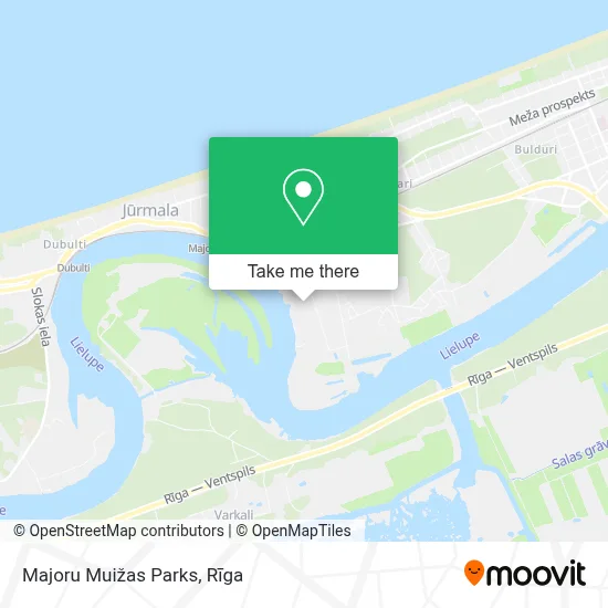 Majoru Muižas Parks map