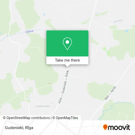 Gudenieki map
