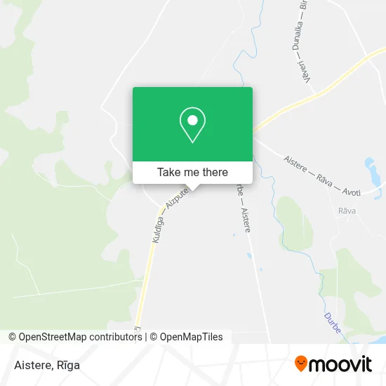 Aistere map