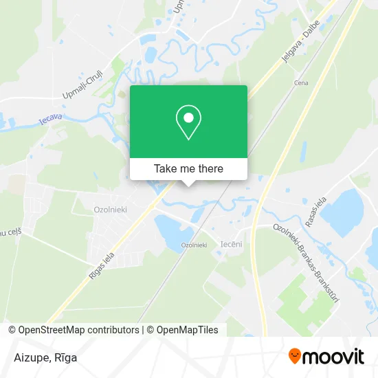 Aizupe map