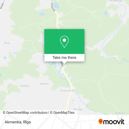 Akmenka map