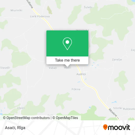 Asači map