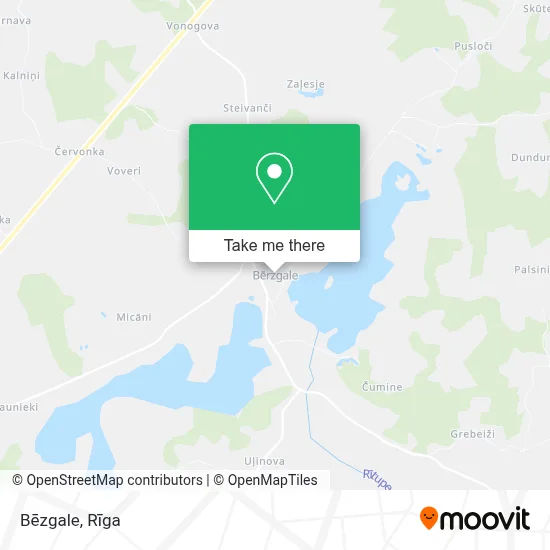 Bēzgale map