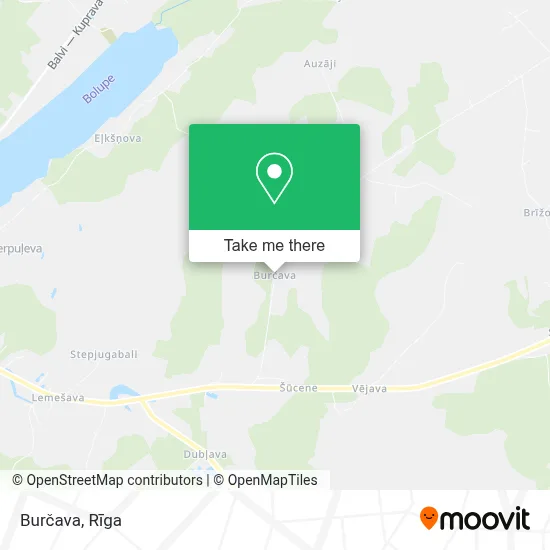 Burčava map