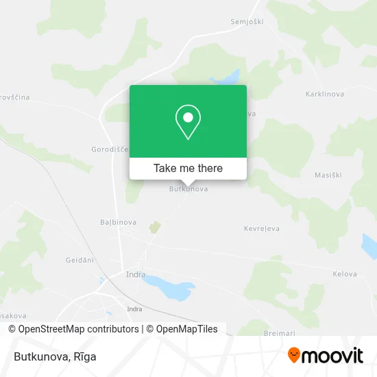 Butkunova map